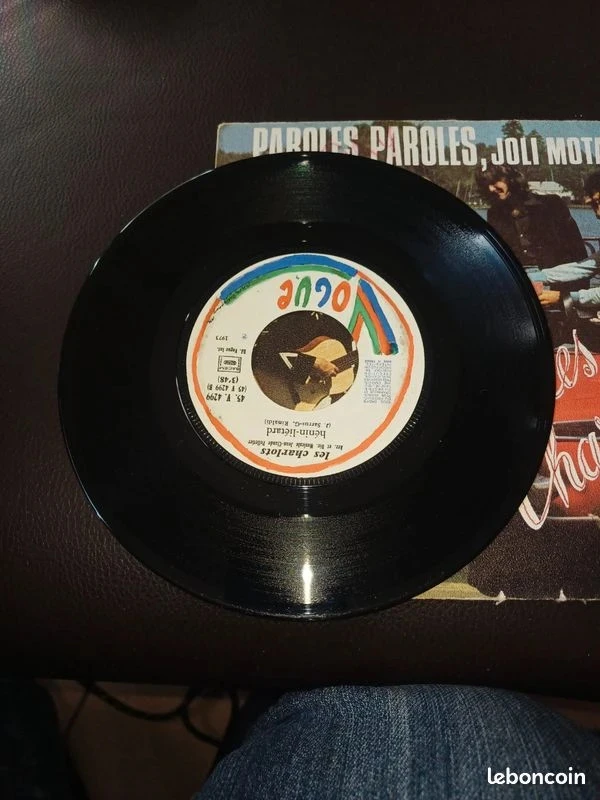 45rpm vinyl Les Charlots lyrics lyrics pretty biker – photo 3